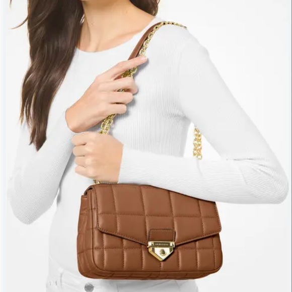 Michael Kors SoHo Large Quilted Leather Shoulder Bag - Picture 4 of 9